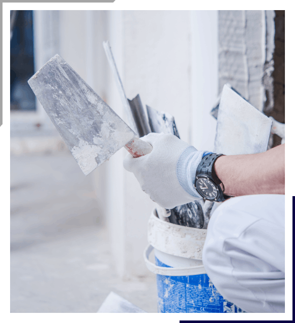 Man holding Drywall Repair Kit